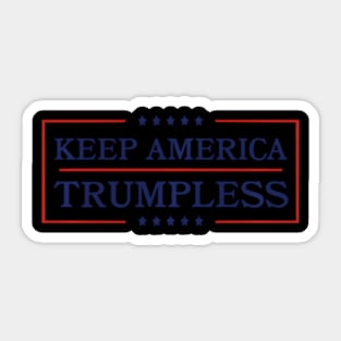 Keep America Trumpless Sticker